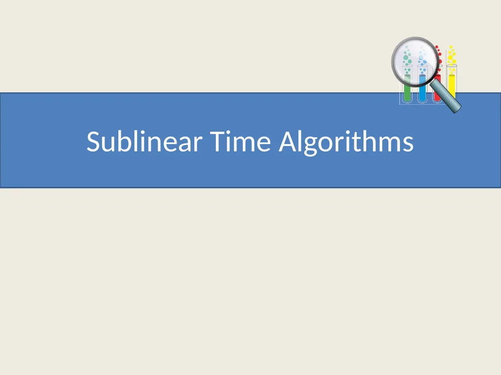 Algorithms for Big Data: Streaming and Sublinear - slide 4 of 30