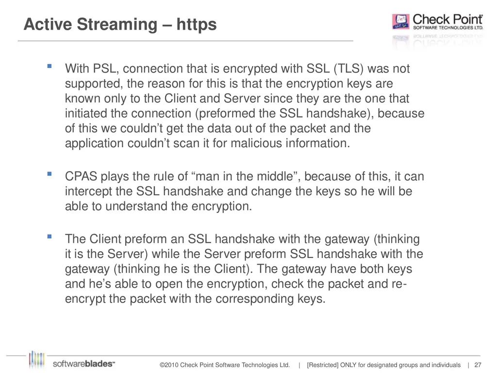 Streaming IS Shai Shabat Feb 2014 OSI Layers - slide 27 of 36
