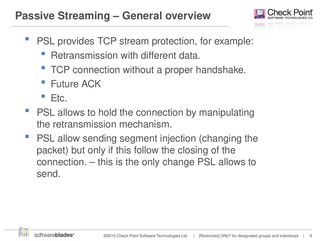 Streaming IS Shai Shabat Feb 2014 OSI Layers - slide 9 of 36