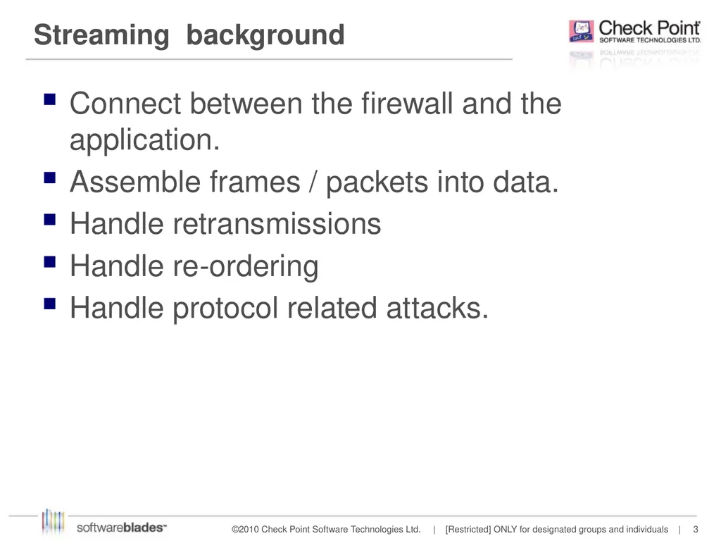 Streaming IS Shai Shabat Feb 2014 OSI Layers - slide 3 of 36
