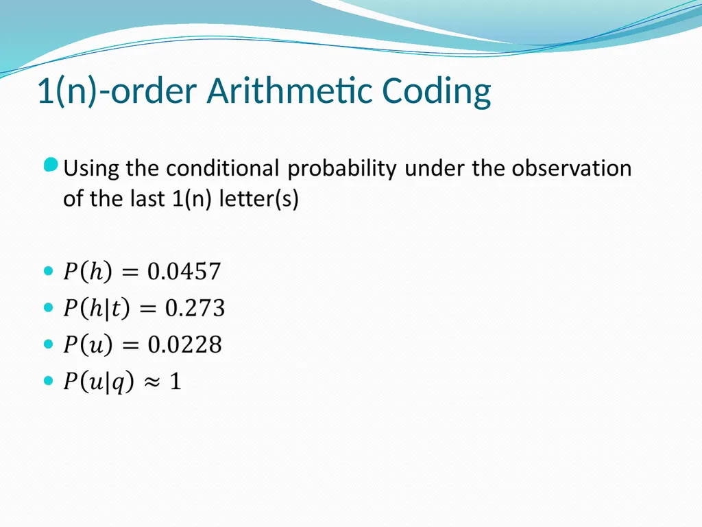 Stream Codes for Data Compression Yehong, Wang - slide 37 of 71