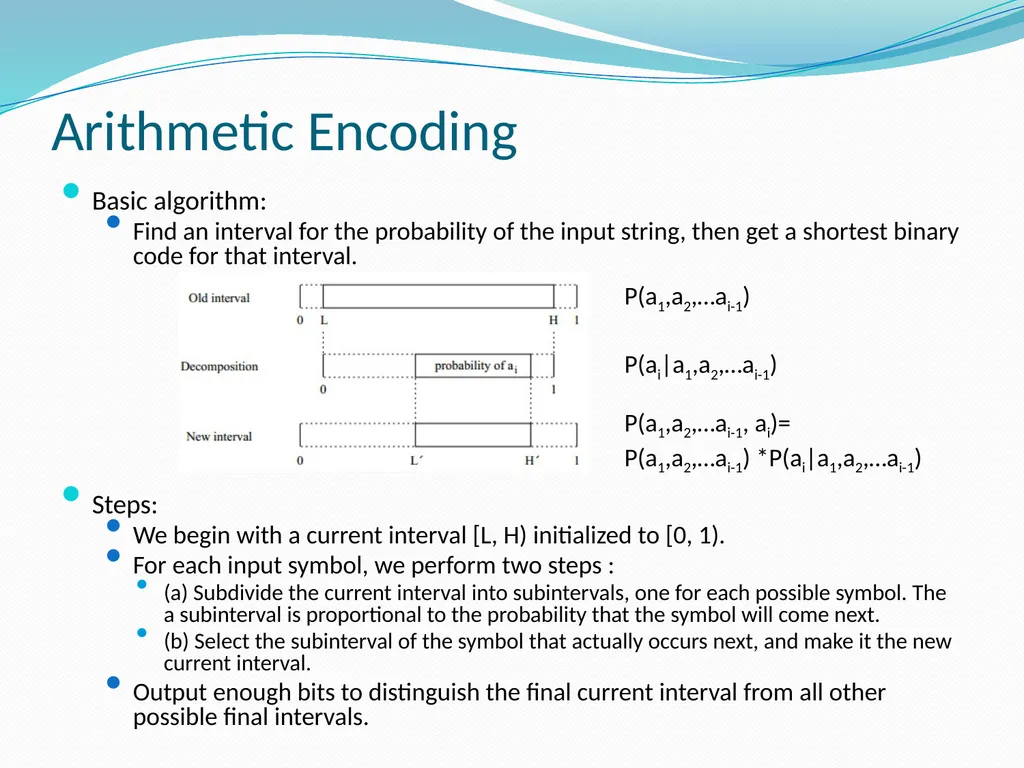 Stream Codes for Data Compression Yehong, Wang - slide 15 of 71