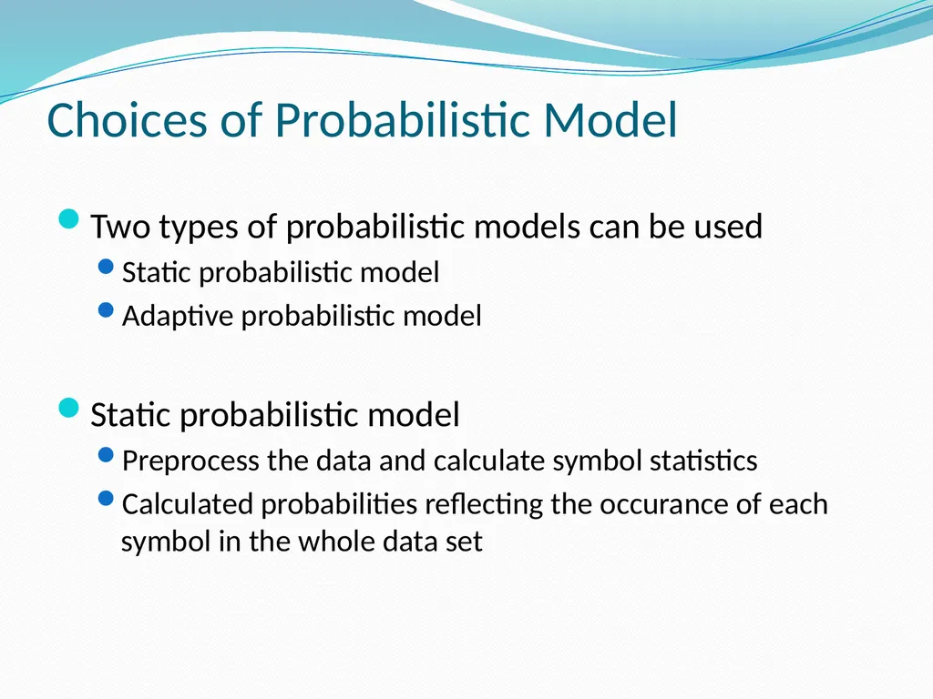 Stream Codes for Data Compression Yehong, Wang - slide 26 of 71