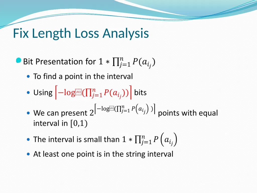 Stream Codes for Data Compression Yehong, Wang - slide 43 of 71