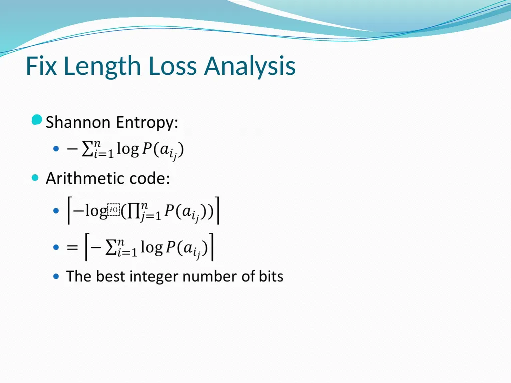 Stream Codes for Data Compression Yehong, Wang - slide 44 of 71