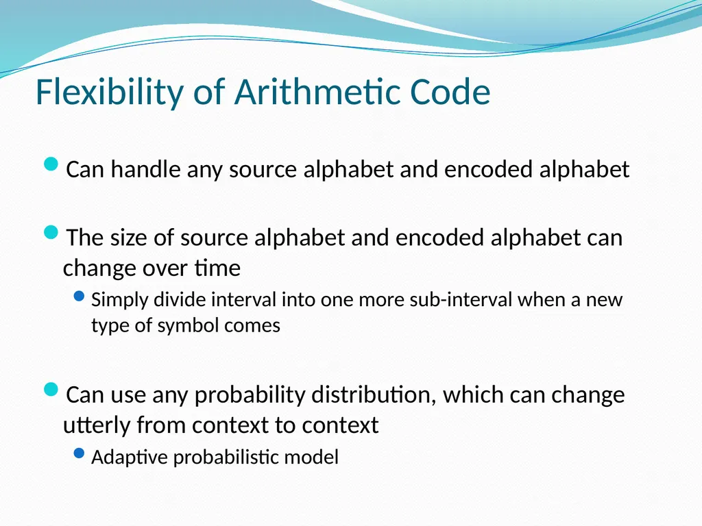 Stream Codes for Data Compression Yehong, Wang - slide 33 of 71