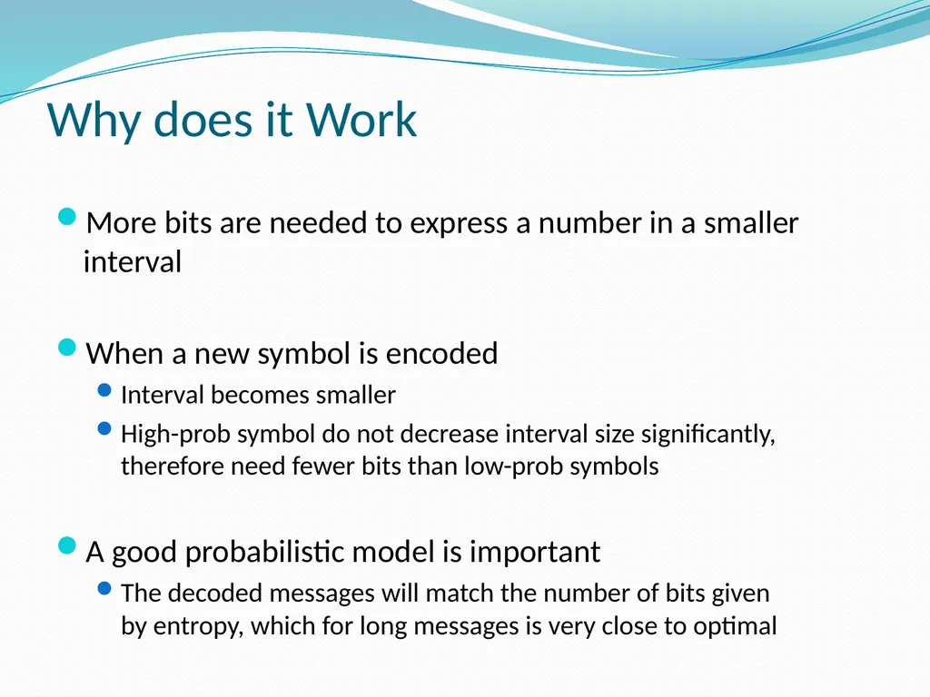 Stream Codes for Data Compression Yehong, Wang - slide 24 of 71