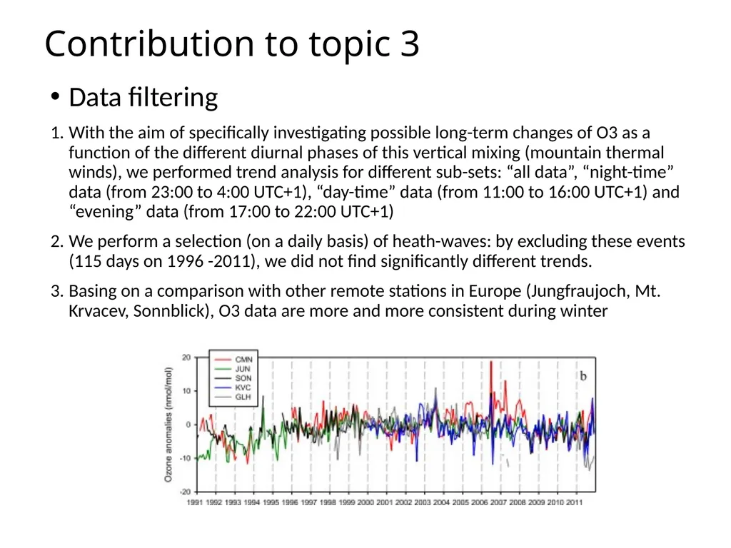 Topic 3: Meteorology and data filtering Issues How - slide 14 of 16