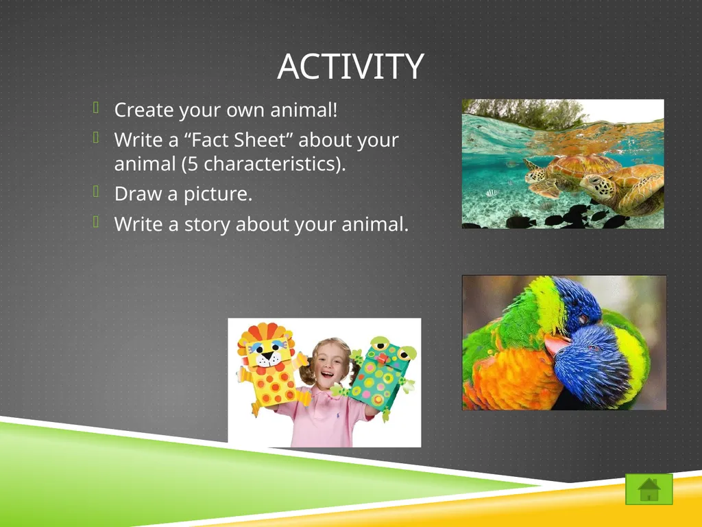 Classifying Animals Vertebrates Invertebrates - slide 9 of 9