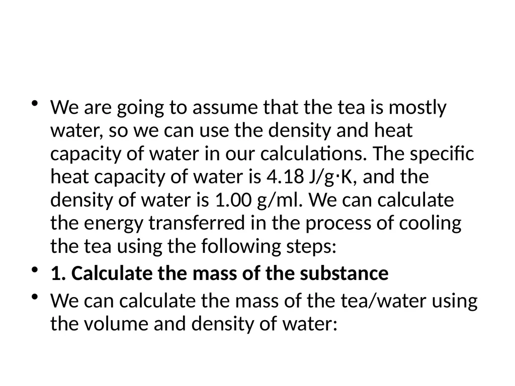 Heat and temperature Heat, q, is thermal energy - slide 6 of 8