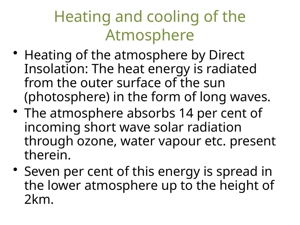 TEMPERATURE Here, temperature means atmosphere - slide 3 of 4