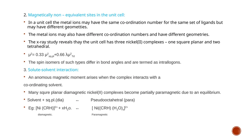TEMPERATURE INDEPENDENT PARAMAGNETISM (TIP) Name - slide 7 of 15