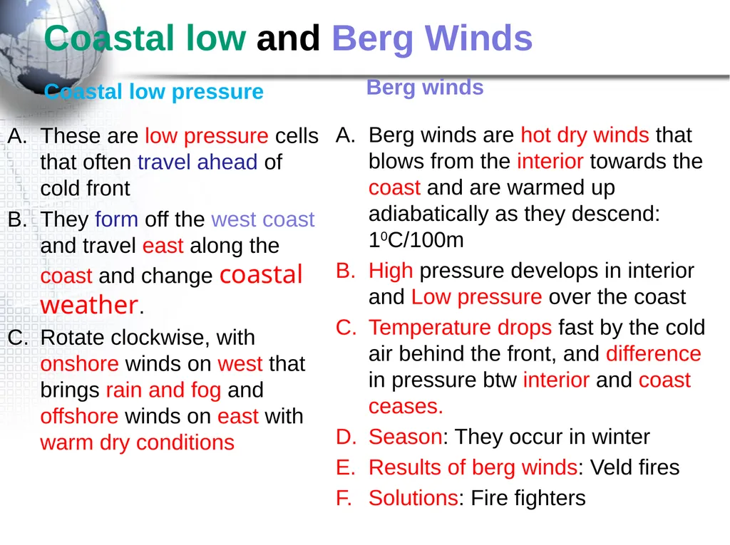 TELEMATIC TEACHING PROJECT Climate and Weather - slide 14 of 22
