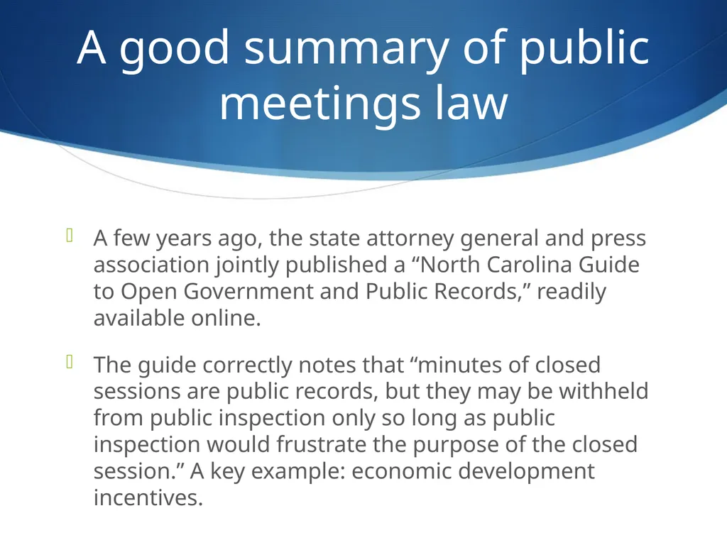 Behind the Door Getting inside closed government - slide 9 of 16