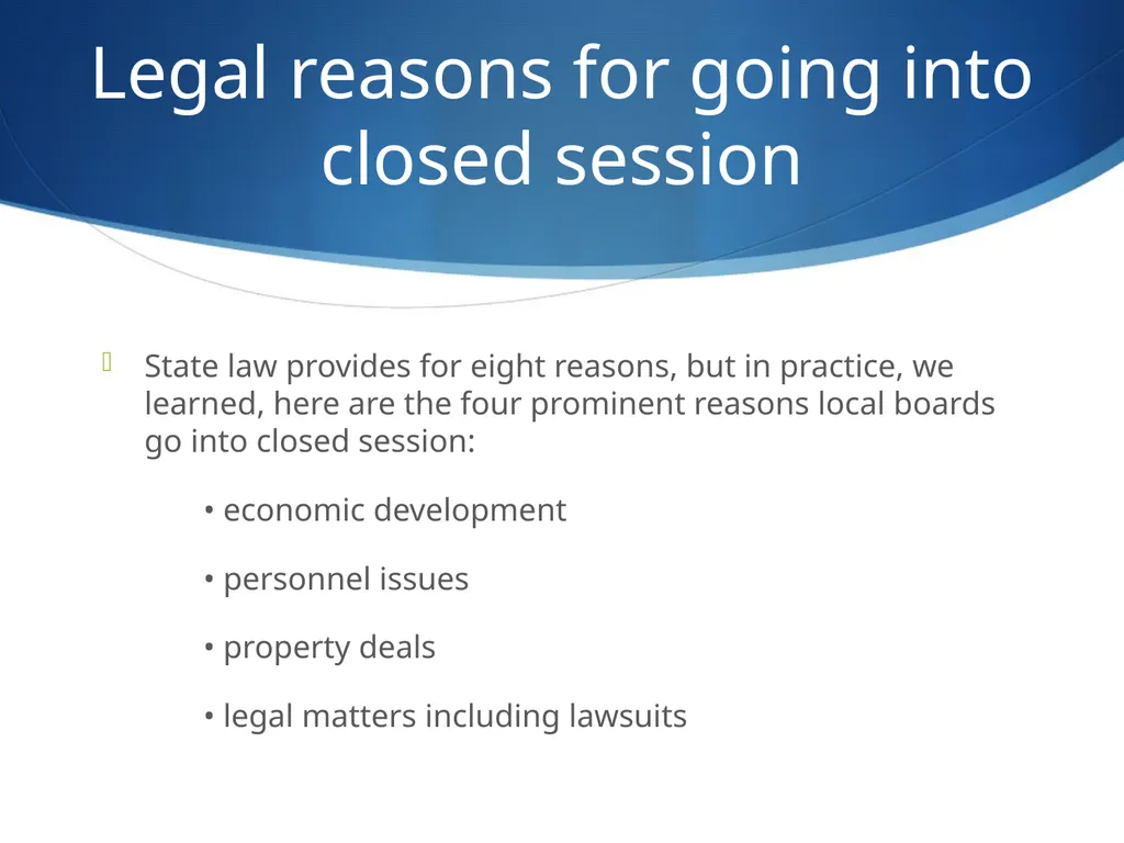 Behind the Door Getting inside closed government - slide 6 of 16