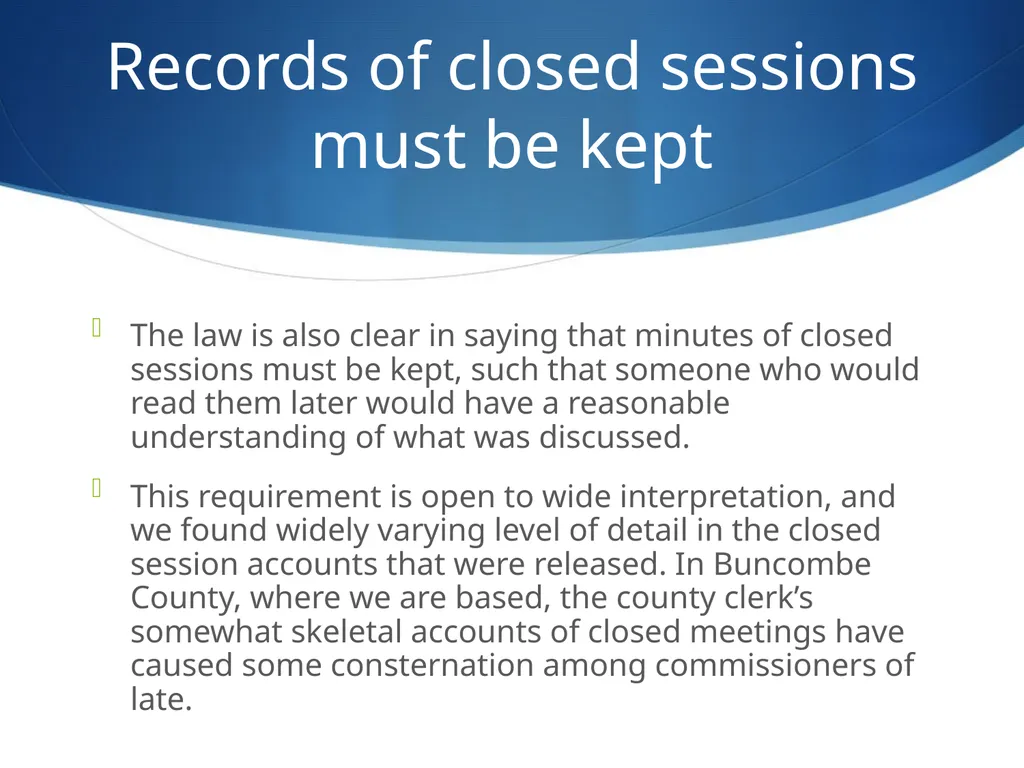 Behind the Door Getting inside closed government - slide 8 of 16