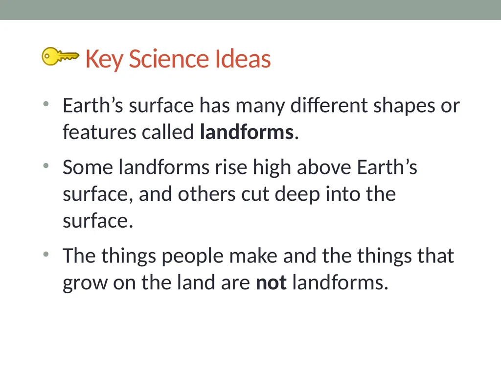 Earth’s Changing Surface Lesson 1A What Does the - slide 15 of 16