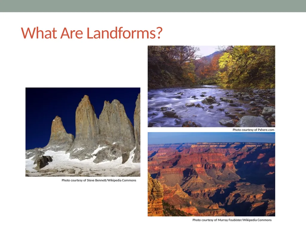 Earth’s Changing Surface Lesson 1A What Does the - slide 10 of 16