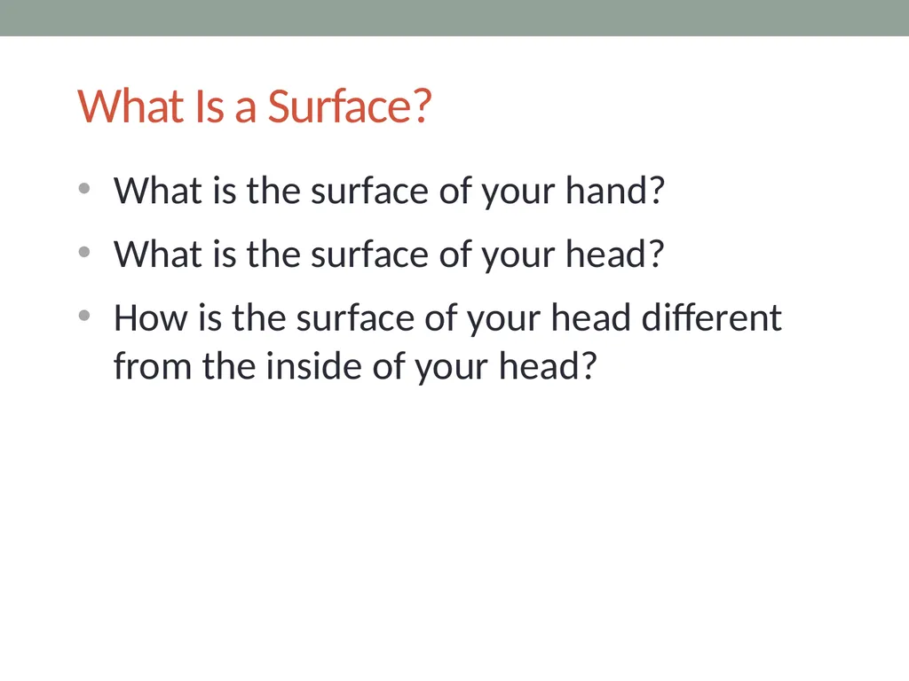 Earth’s Changing Surface Lesson 1A What Does the - slide 3 of 16