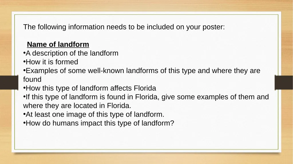 LANDFORMS Chapter 4 Lesson 3 Landforms Coastline - slide 3 of 4