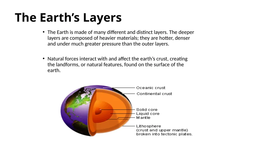 Plate Tectonics: Earth's Plates and Continental - slide 3 of 10