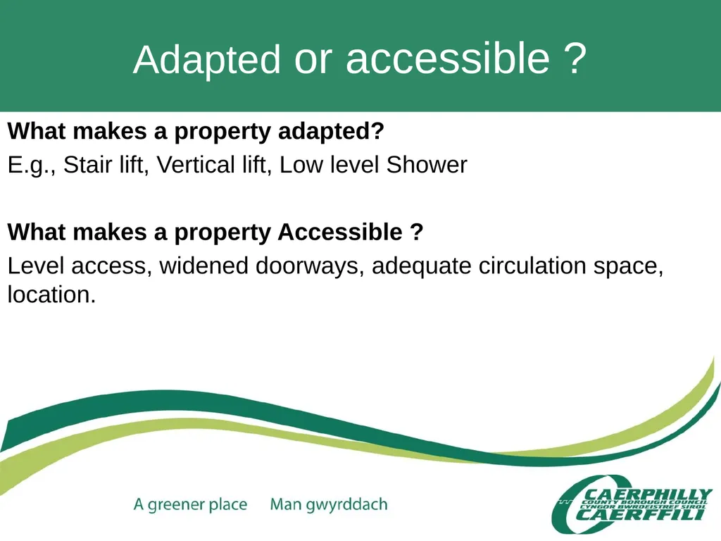 CCBC Accessible Housing Service Claire Davies – - slide 23 of 36