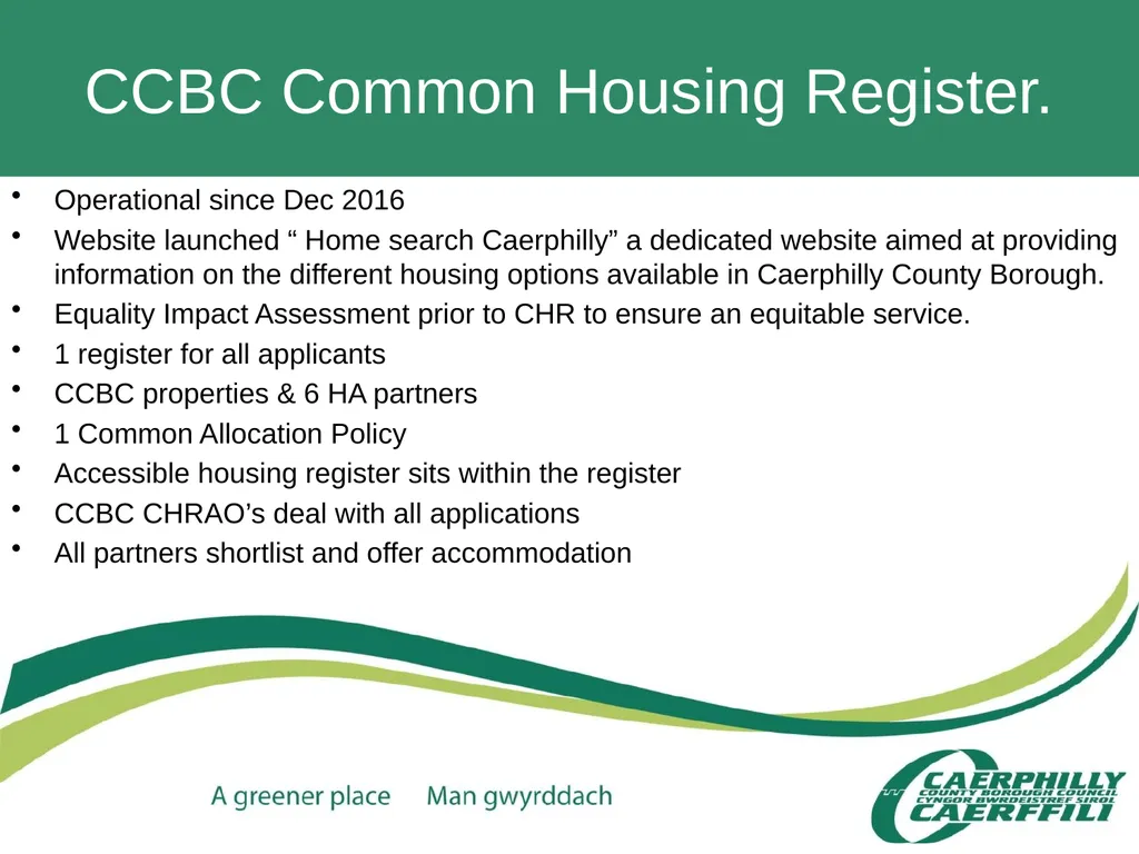 CCBC Accessible Housing Service Claire Davies – - slide 14 of 36
