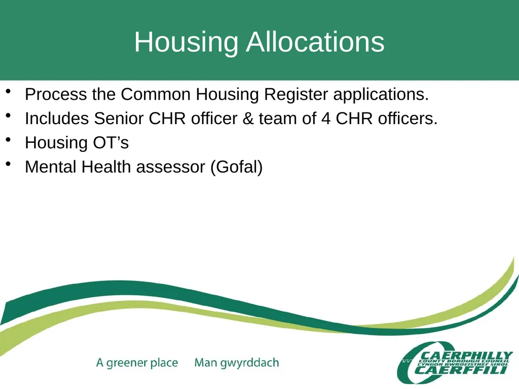 CCBC Accessible Housing Service Claire Davies – - slide 13 of 36