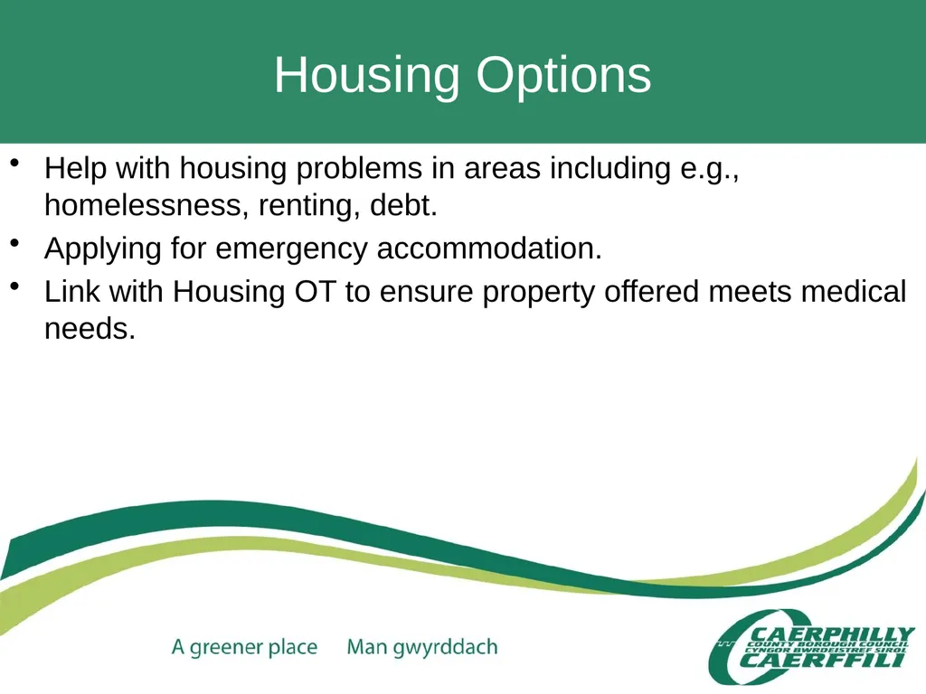 CCBC Accessible Housing Service Claire Davies – - slide 12 of 36