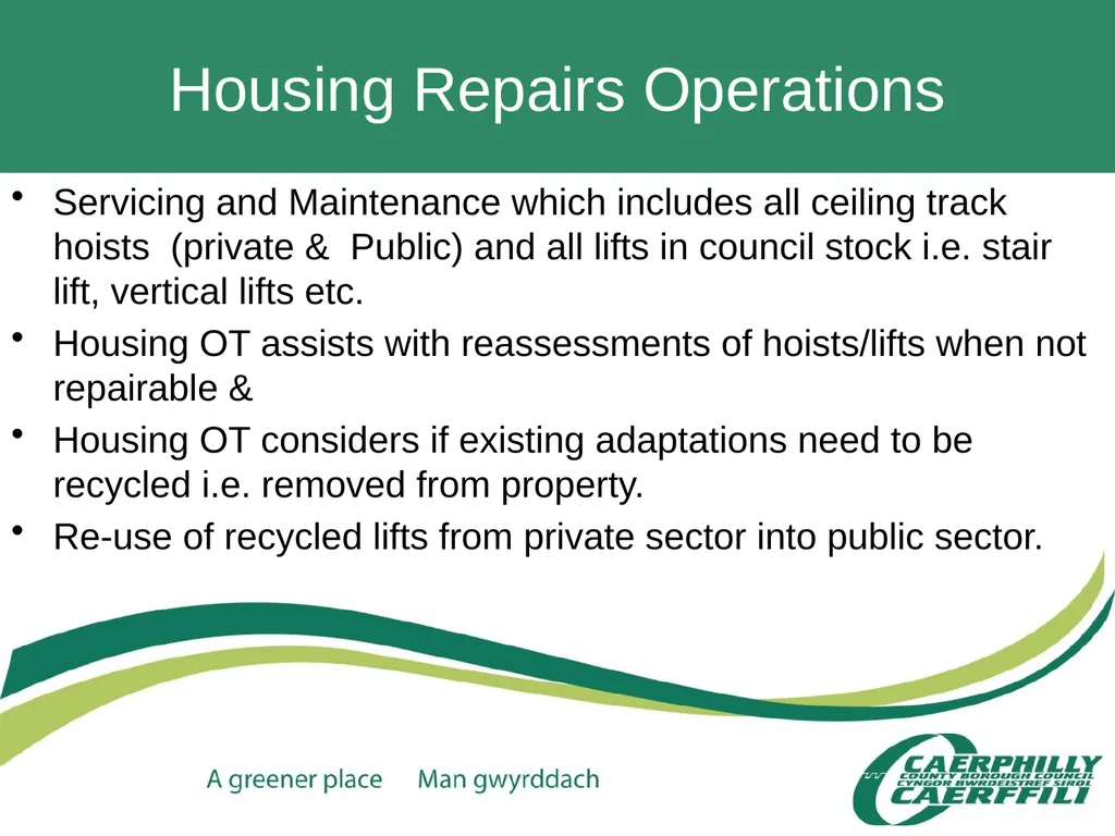 CCBC Accessible Housing Service Claire Davies – - slide 10 of 36