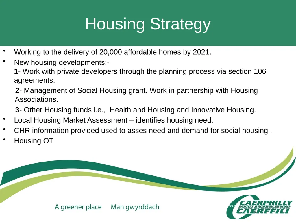 CCBC Accessible Housing Service Claire Davies – - slide 8 of 36