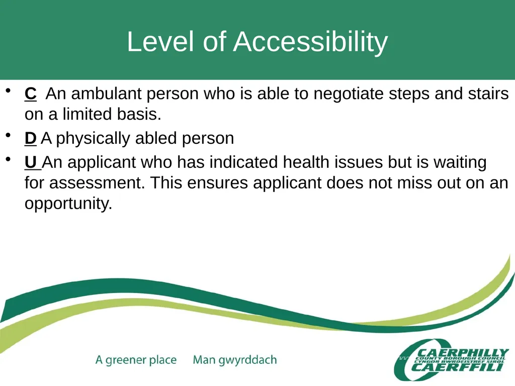 CCBC Accessible Housing Service Claire Davies – - slide 19 of 36