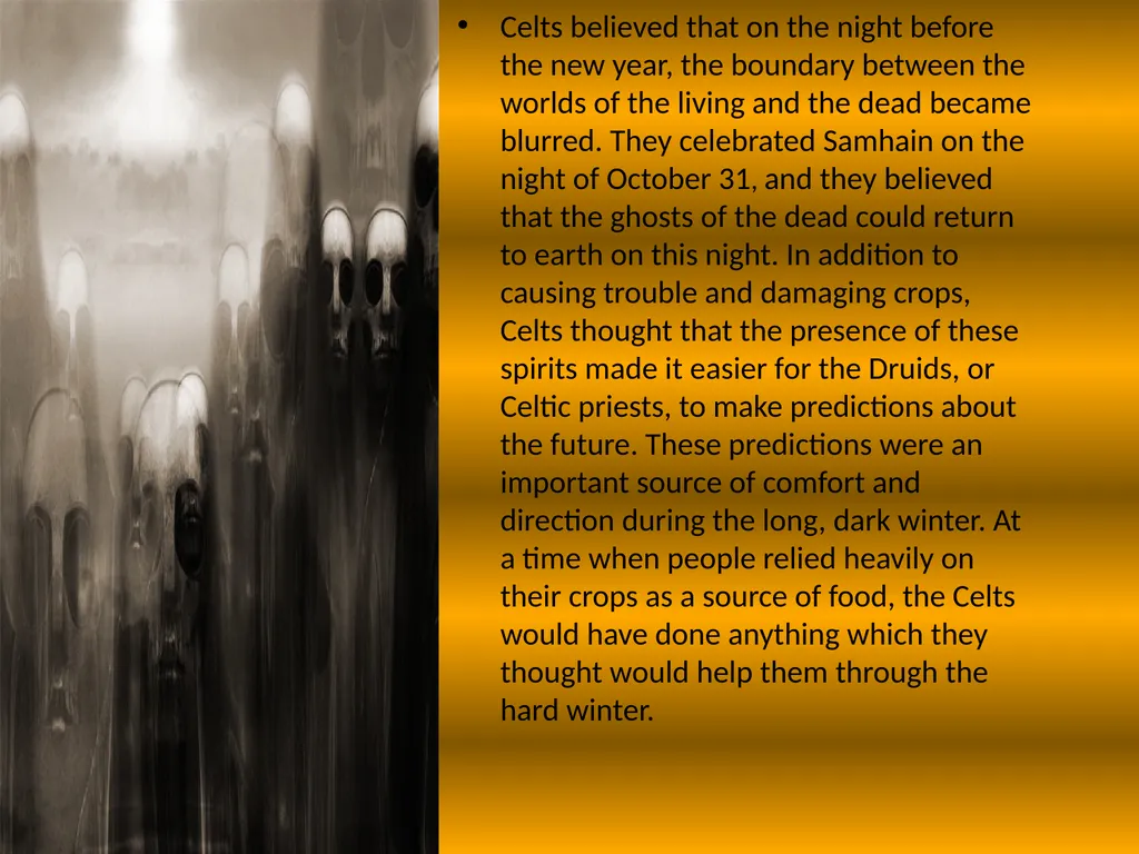 A History of Halloween A History of Halloween - slide 3 of 6