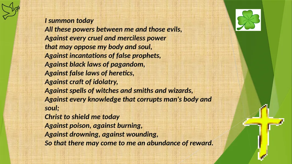 Saint Patrick The history of St Patrick, the - slide 21 of 24