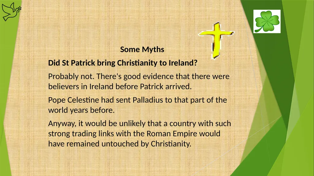 Saint Patrick The history of St Patrick, the - slide 14 of 24