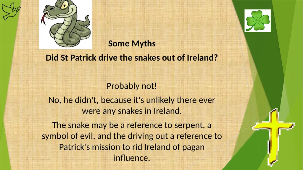 Saint Patrick The history of St Patrick, the - slide 13 of 24