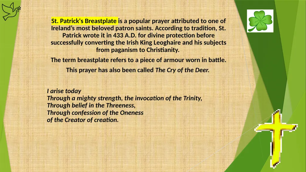 Saint Patrick The history of St Patrick, the - slide 16 of 24