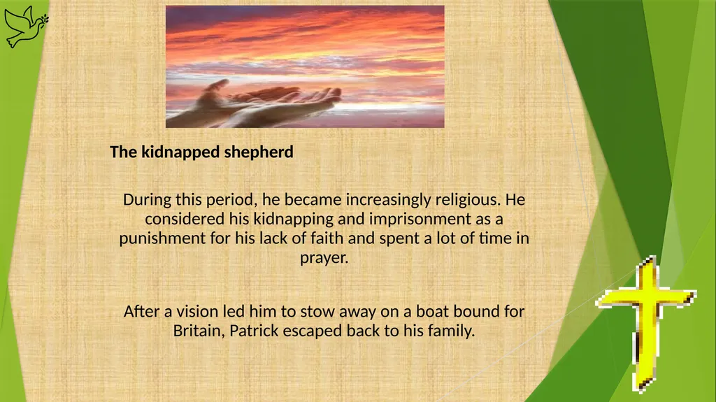 Saint Patrick The history of St Patrick, the - slide 6 of 24