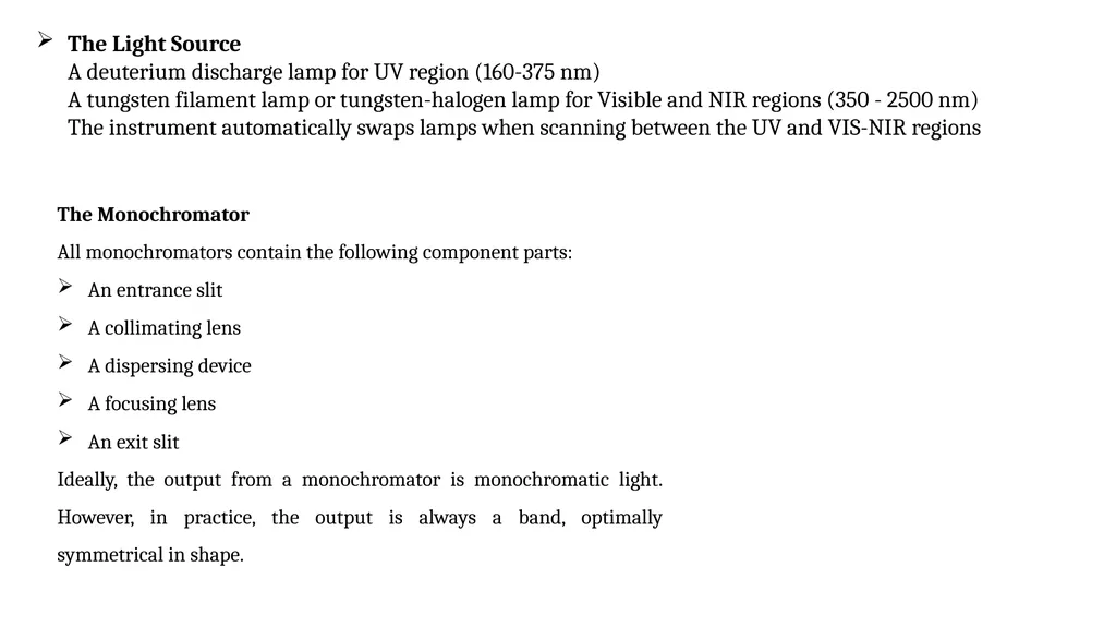 ULTRAVIOLET - VISIBLE SPECTROSCOPY Dr. B. Kavitha - slide 5 of 8