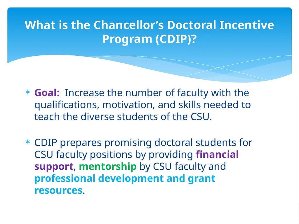 Graduate Equity Fellowships California - slide 25 of 33