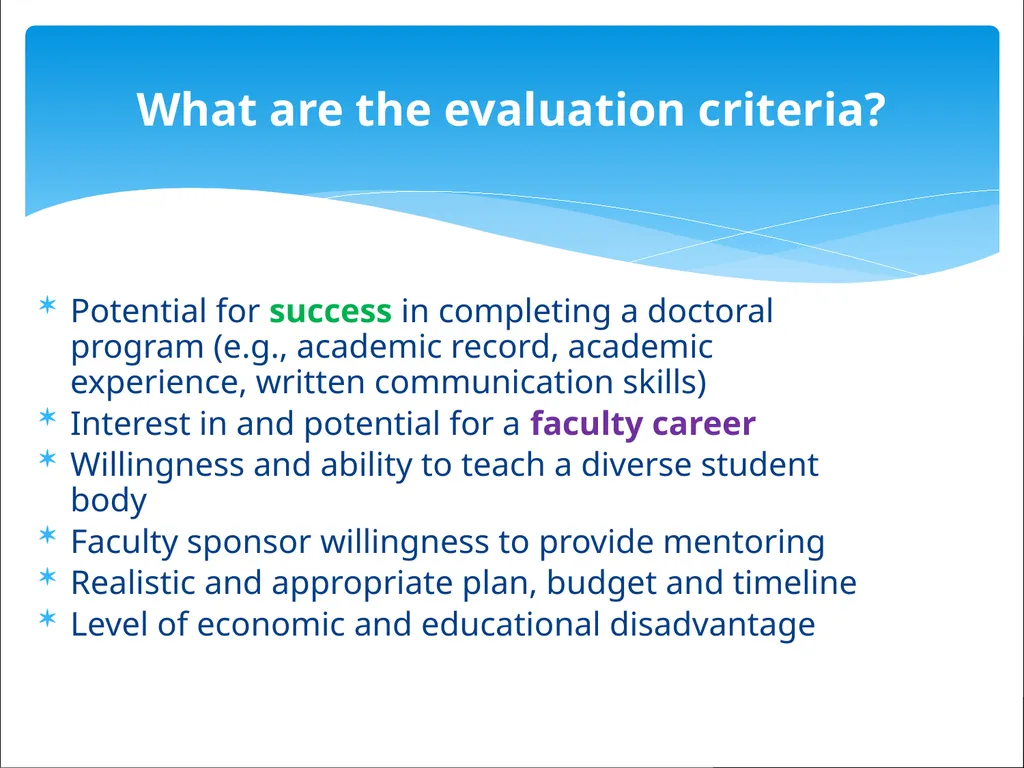 Graduate Equity Fellowships California - slide 22 of 33
