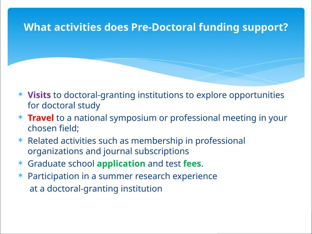 Graduate Equity Fellowships California - slide 16 of 33