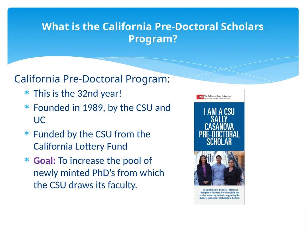 Graduate Equity Fellowships California - slide 13 of 33