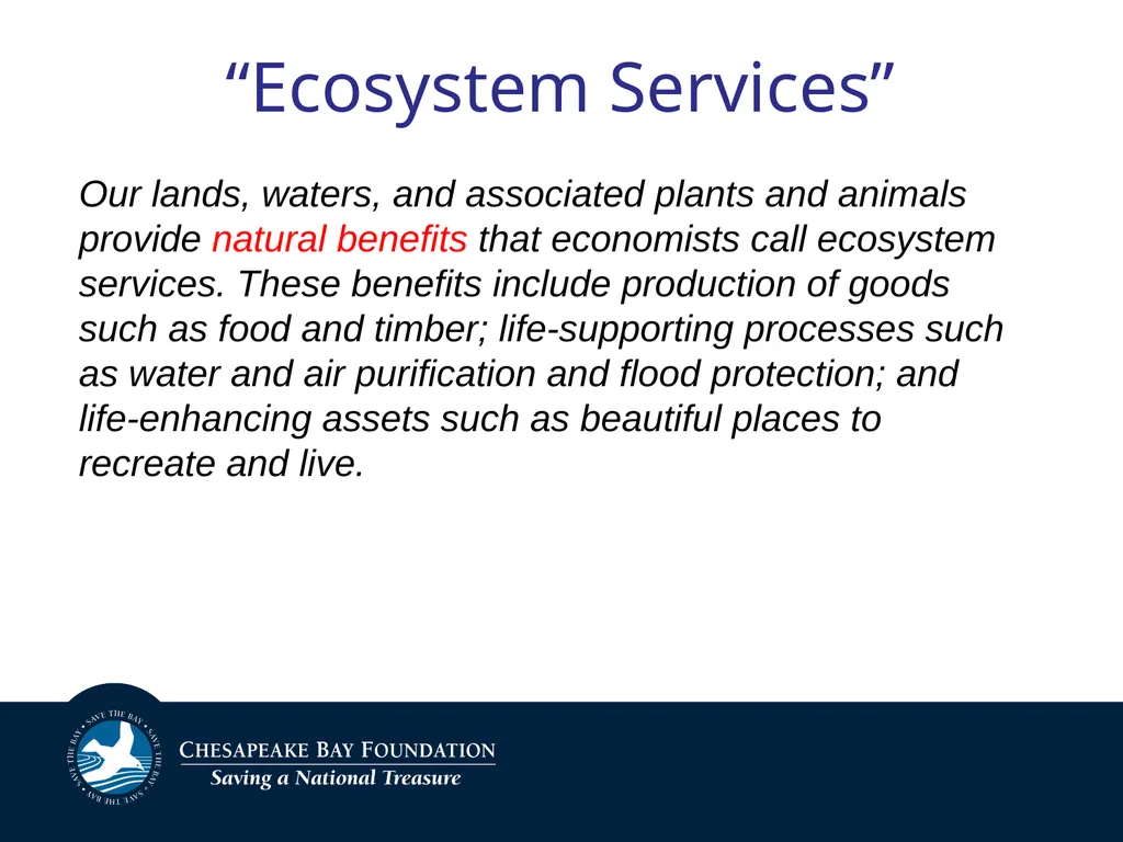 Title Text for Slide “The region’s environmental - slide 3 of 21