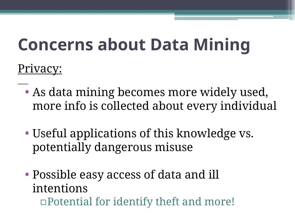 Data Mining and its Application in Marketing and - slide 33 of 34