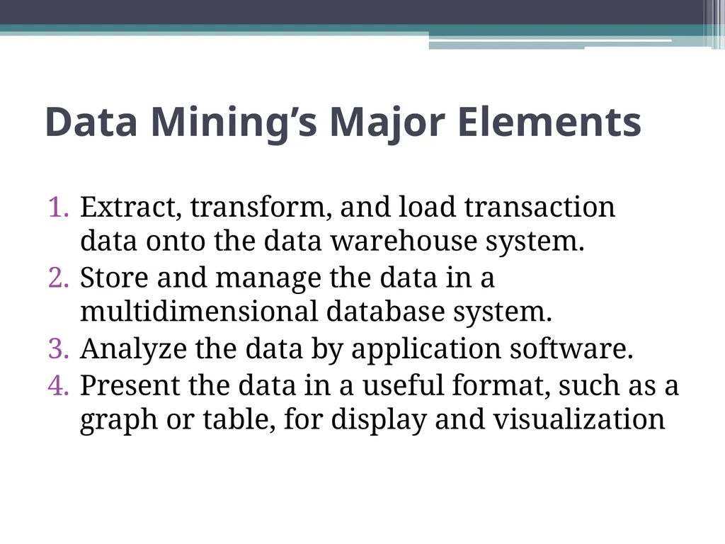 Data Mining and its Application in Marketing and - slide 17 of 34