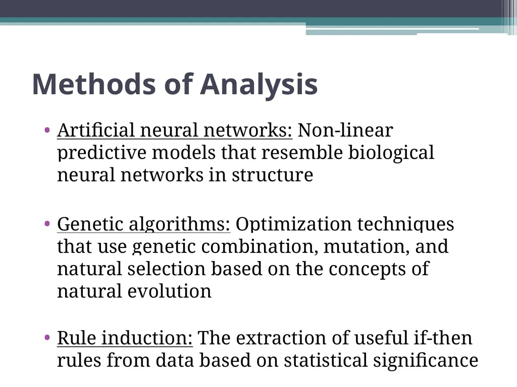 Data Mining and its Application in Marketing and - slide 18 of 34