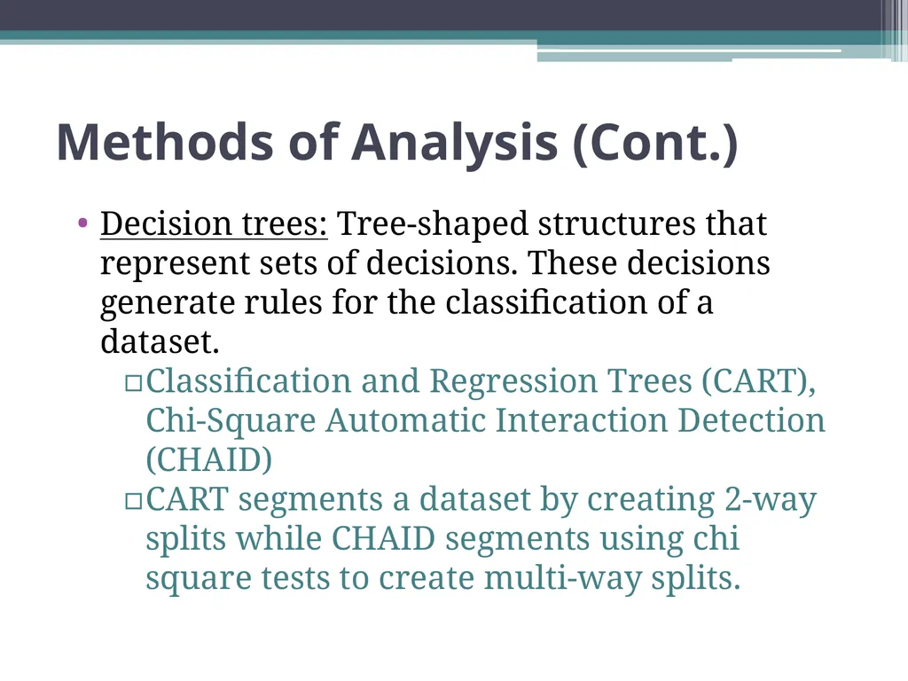 Data Mining and its Application in Marketing and - slide 19 of 34