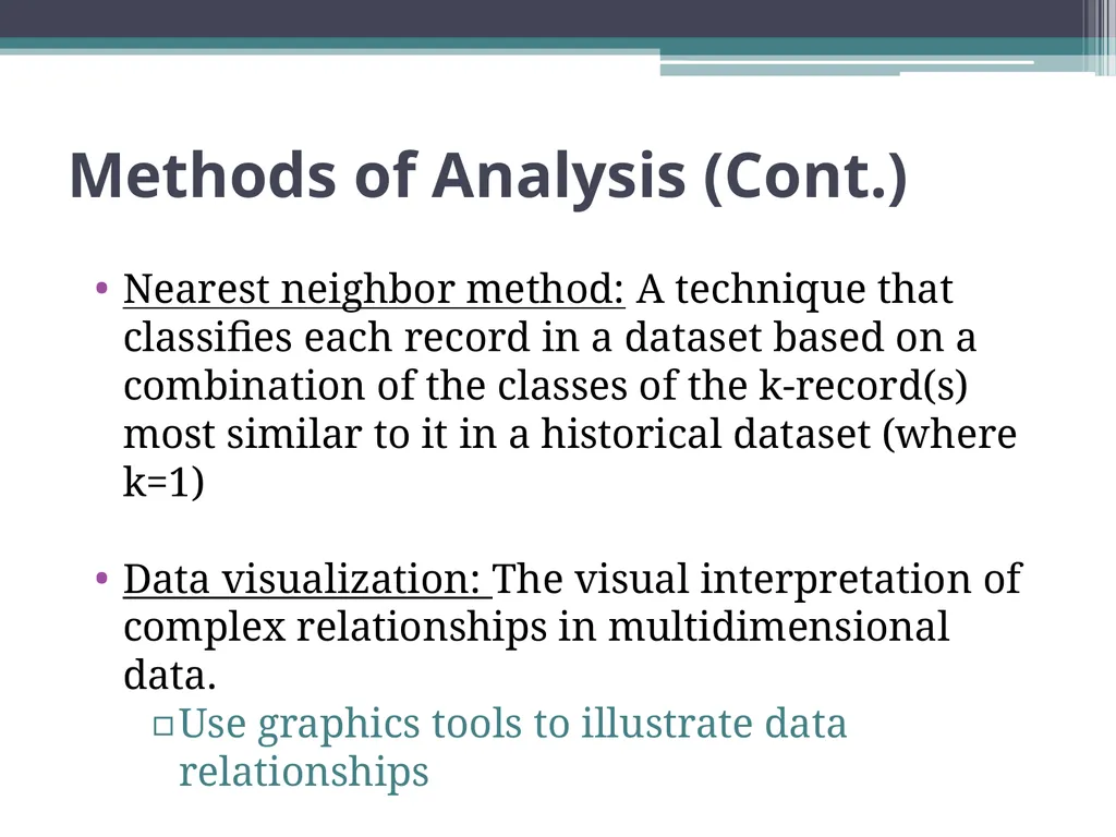Data Mining and its Application in Marketing and - slide 20 of 34