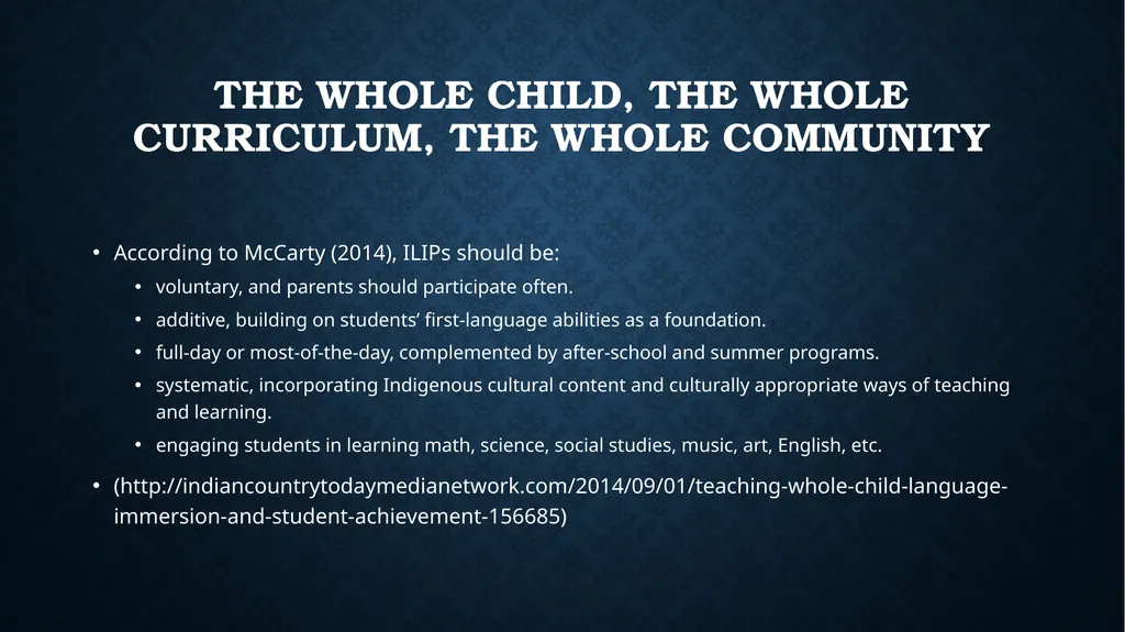 Indigenous Language Immersion Curriculum - slide 14 of 36